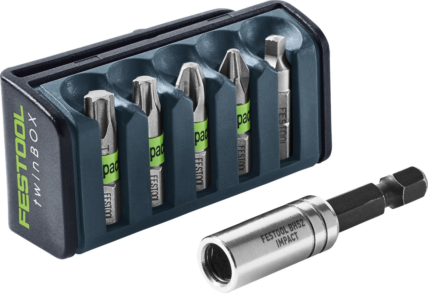 Festool 204382 5 Piece Magnetic Impact Bit Set