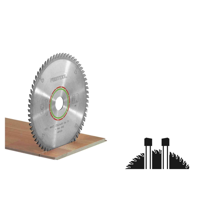 Festool Saw Blade HW 260X2,5X30 TF64 LAMINATE/HPL Festool Saw Blade HW 260X2,5X30 TF64 LAMINATE/HPL