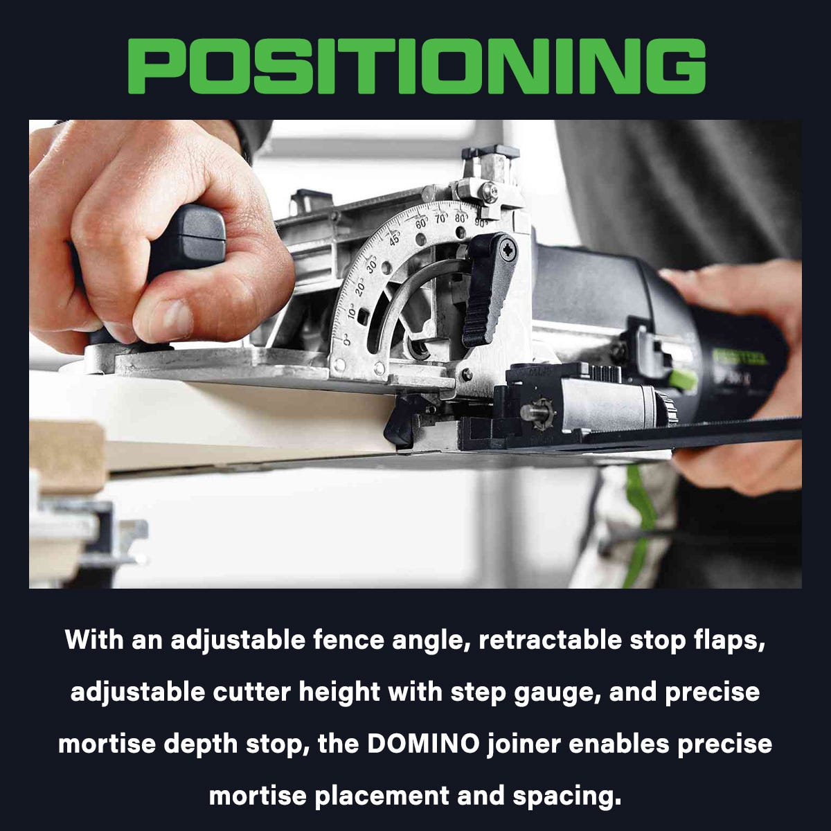 Festool 576423 Domino DF 500 Set Joiner and 1,060Piece Tenon Assortment Systainer3